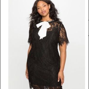 Studio Easy Lace Bow Tie Dress